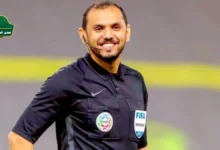 طاقم تحكيم سعودي في كأس العالم 2026 يرتدي الزي الرسمي أثناء إحدى المباريات الدولية
