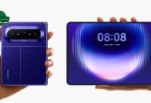 هاتف هواوي Pura X Max القابل للطي بتصميم أفقي عريض مع القلم الذكي