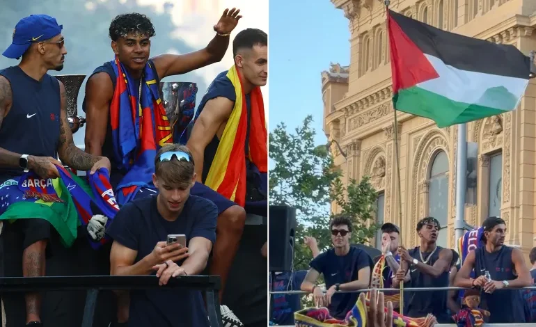 هذا لقطة التي ظهر بهال لامين جمال يغضب إسرائيل