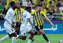 لقطة من مباراة الاتحاد والخلود التي انتهت بالتعادل السلبي في الدوري السعودي للمحترفين