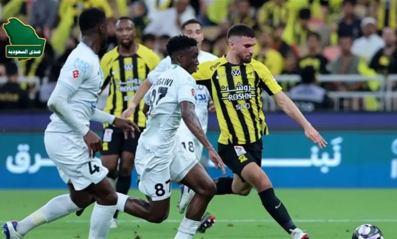 لقطة من مباراة الاتحاد والخلود التي انتهت بالتعادل السلبي في الدوري السعودي للمحترفين